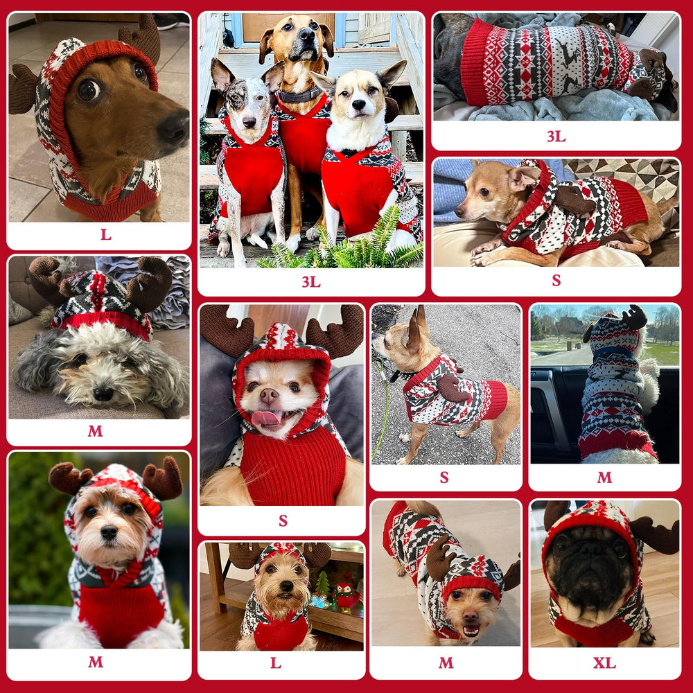 Kyeeese machine-washable dog sweater image highlighting easy cleaning.