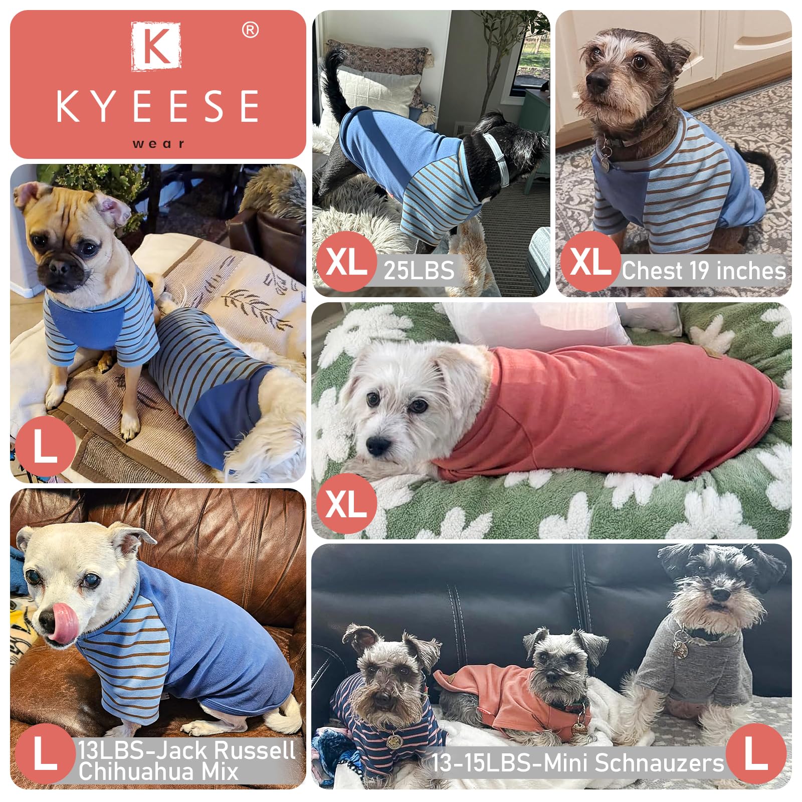 KYEESE 3-pack shows three styles for simple outfit changes