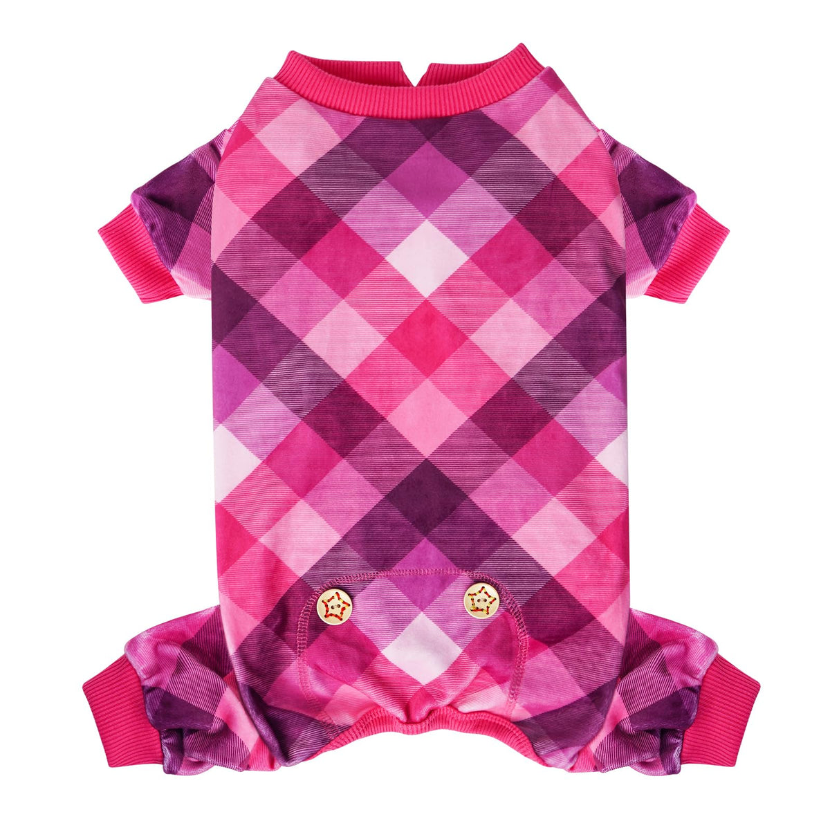 KYEESE dog pajamas soft-coat pullover pink keeps small dogs cozy.