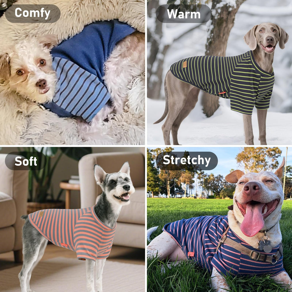 KYEESE dog sweater stretchy material supports flexible movement and quick dressing