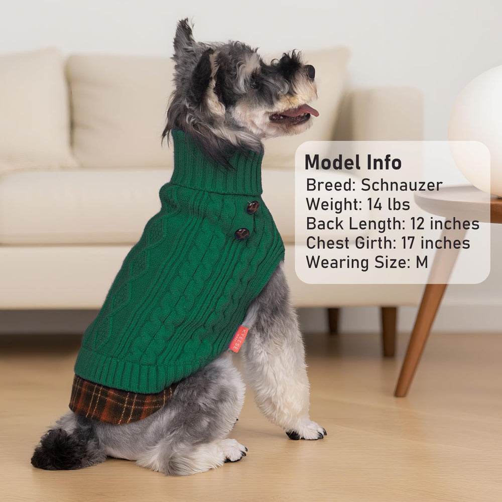 KYEESE dog sweater warm-fall-winter ready for outdoor adventures
