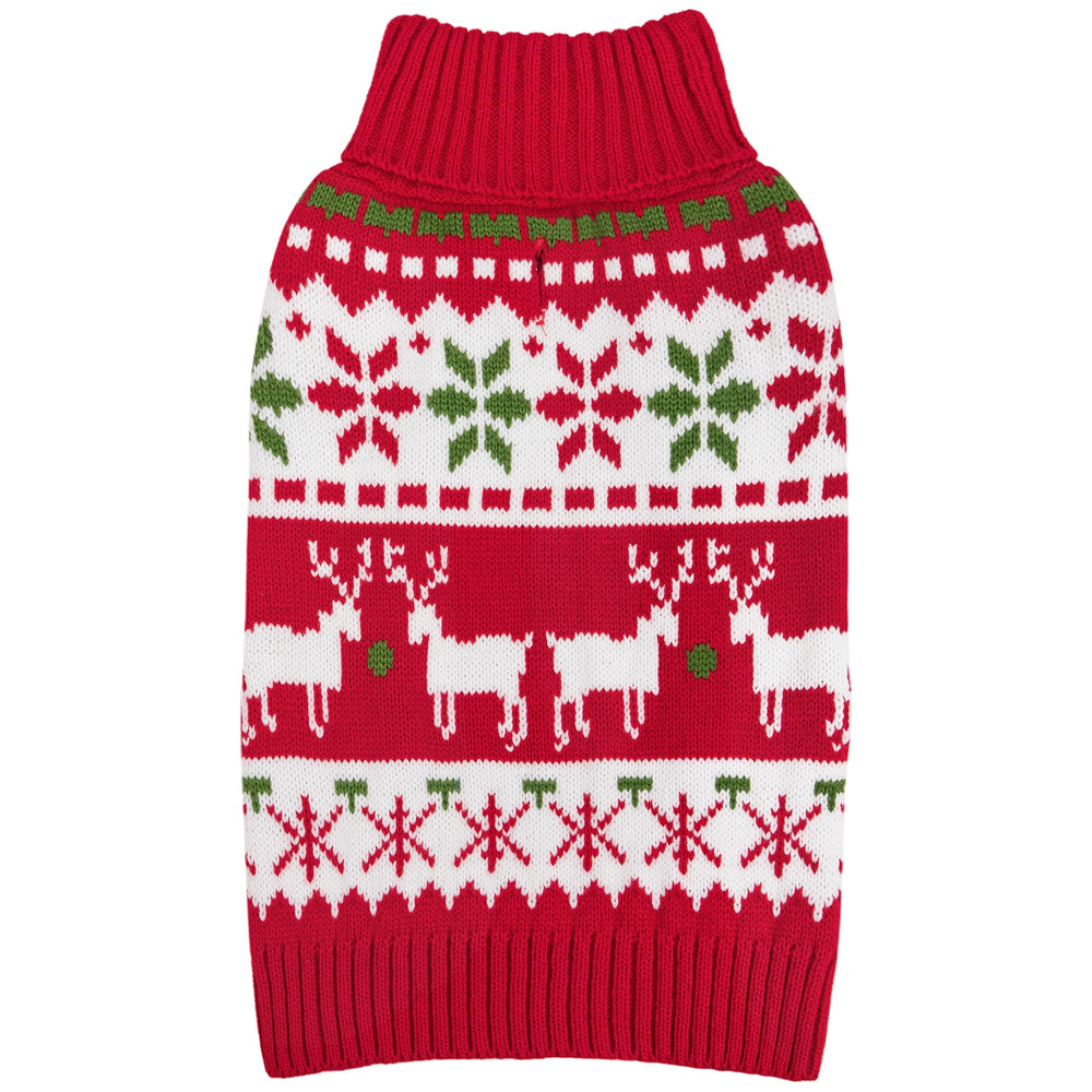 KYEESE dog Christmas sweater snowflake elk pattern offers festive style for holiday photos.