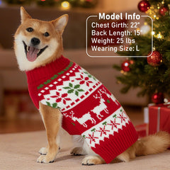 KYEESE dog knitwear soft acrylic ensures comfortable daily wear.