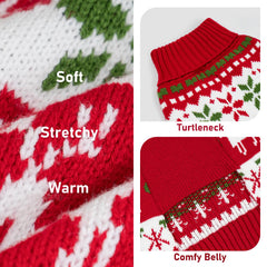 KYEESE dog sweater with leash hole simplifies outdoor walks.