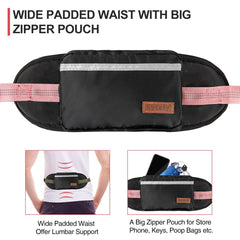 Kytely dog-leash-zipper-pouch keeps essentials accessible during training or jogging.