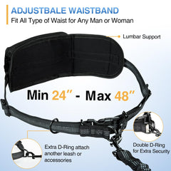 Kytely shock absorbing bungee reduces pull impact during runs