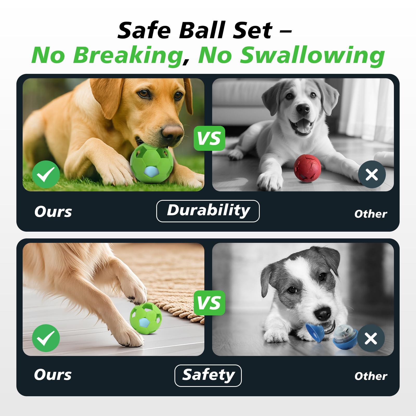 Kytujoy durable rubber shell texture provides safe, comfortable chew sessions