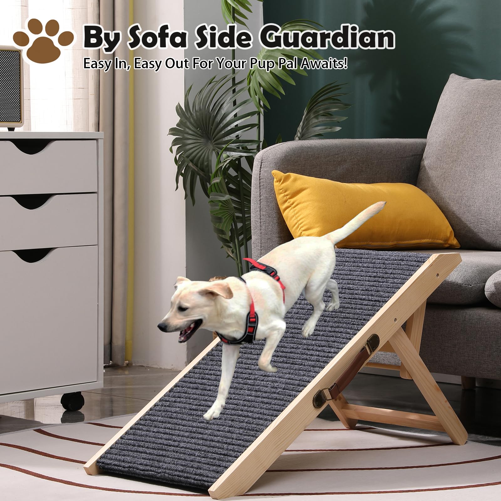 KYUYAO6 textured carpet surface adds grip for confident stepping.