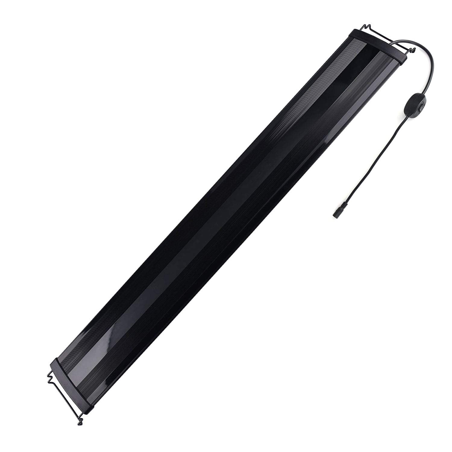 KZKR Aquarium Hood Light extendable brackets ensure a snug fit on 90–115 cm tanks.