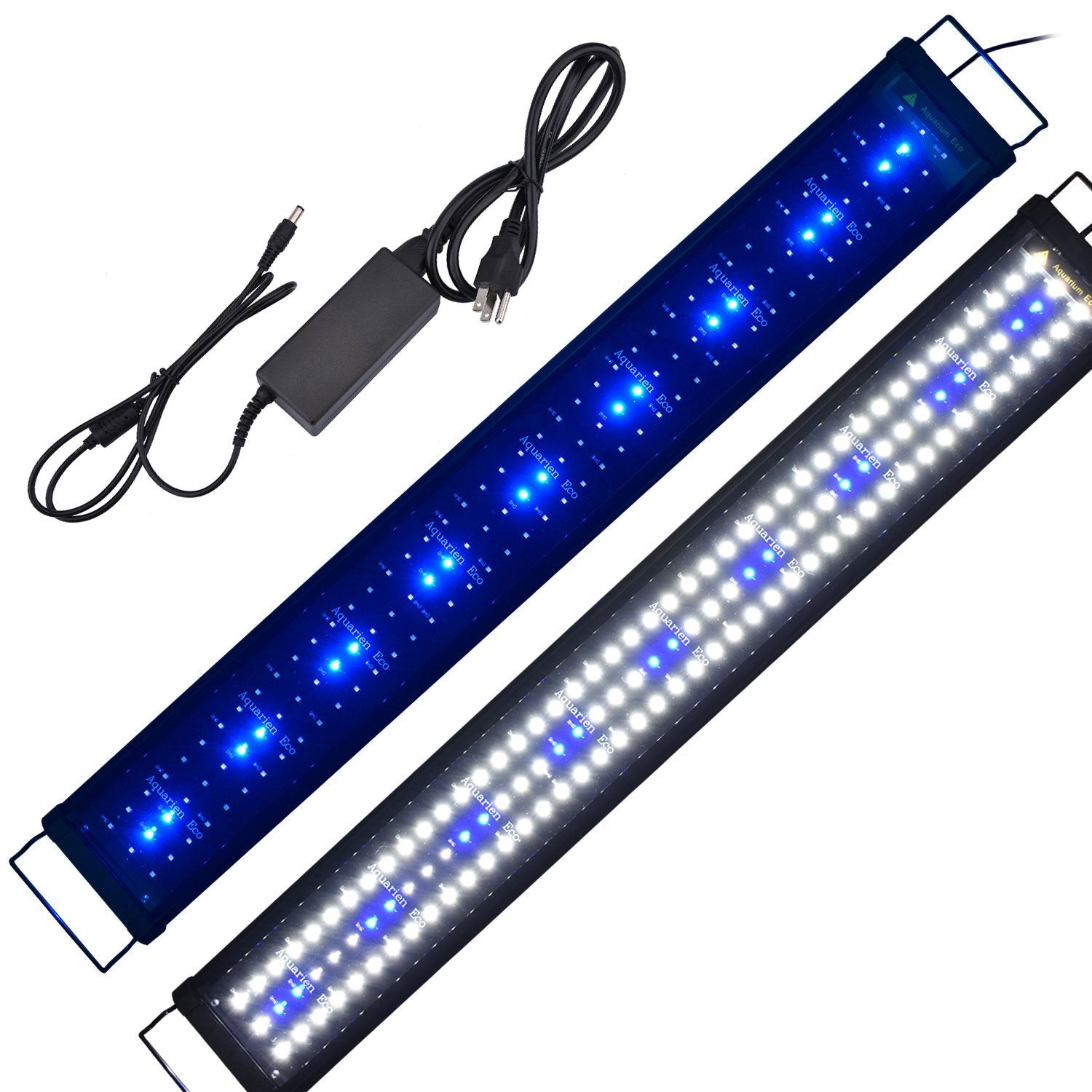 KZKR Aquarium Hood Light packaging shows what’s included for quick setup.