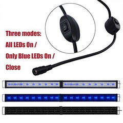 KZKR LED Aquarium Hood LEDs 5730 SMD emit bright daylight and blue shimmer