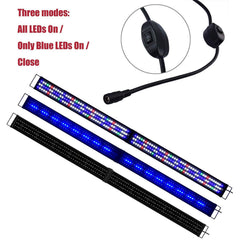 KZKR upgraded aquarium light 5730SMD LEDs deliver efficient energy use and cooler operation