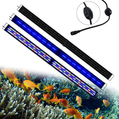 KZKR upgraded aquarium light full spectrum covers 72-84 inches for vibrant plant and fish colors