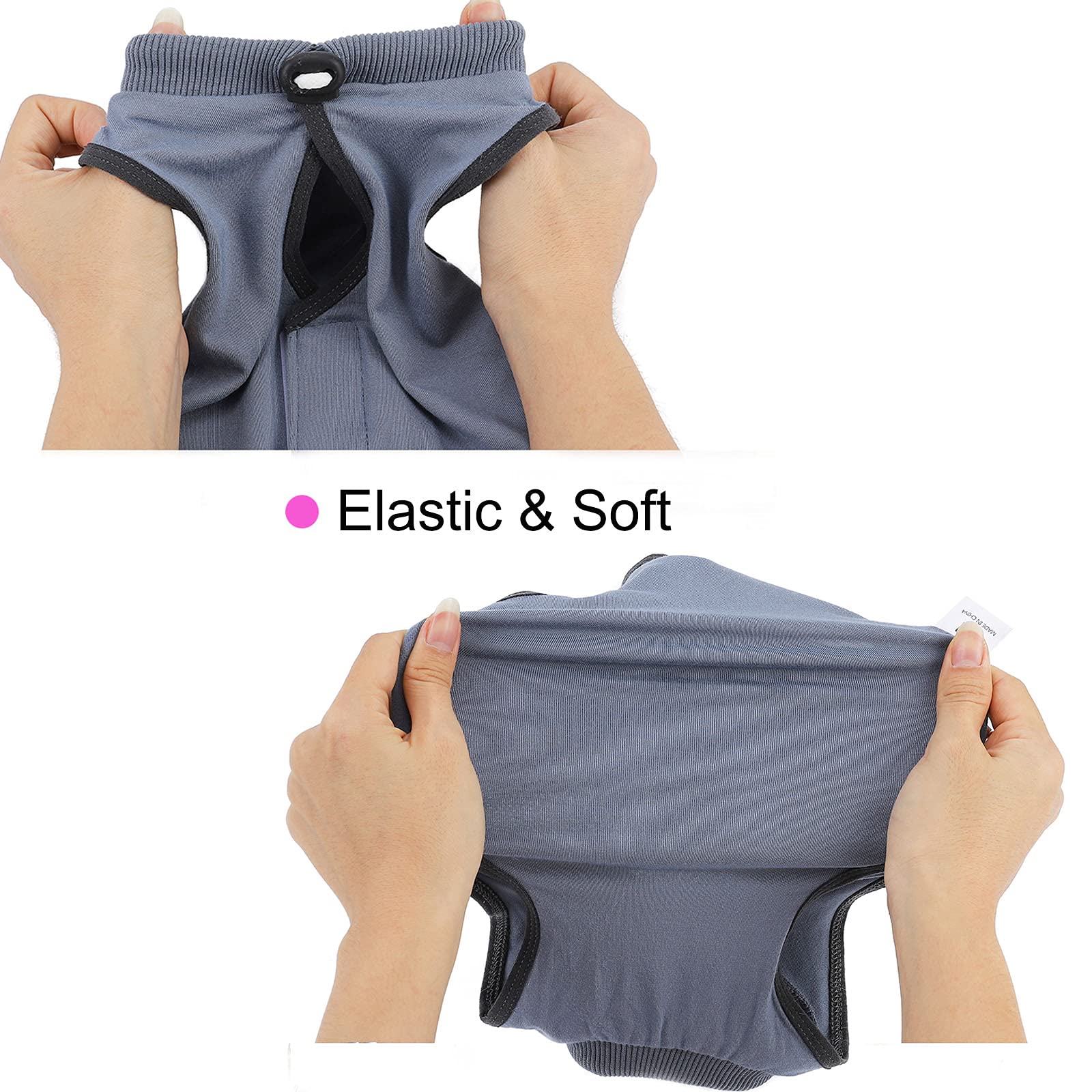 kzrfojy cat-surgery-recovery-suit soft material keeps cat comfortable during recovery