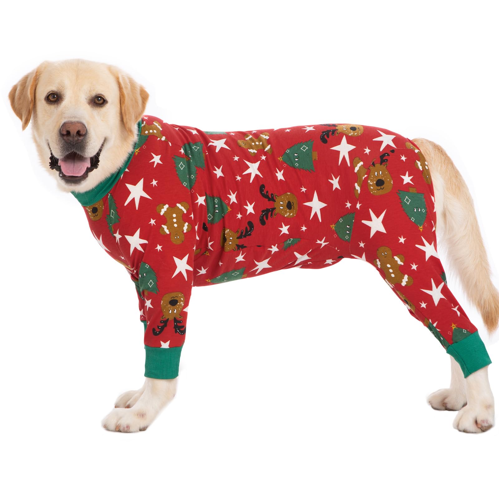 kzrfojy dog christmas pajamas worn for cozy recovery during holidays