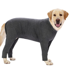 kzrfojy dog recovery suit shows soft fabric for comfortable healing