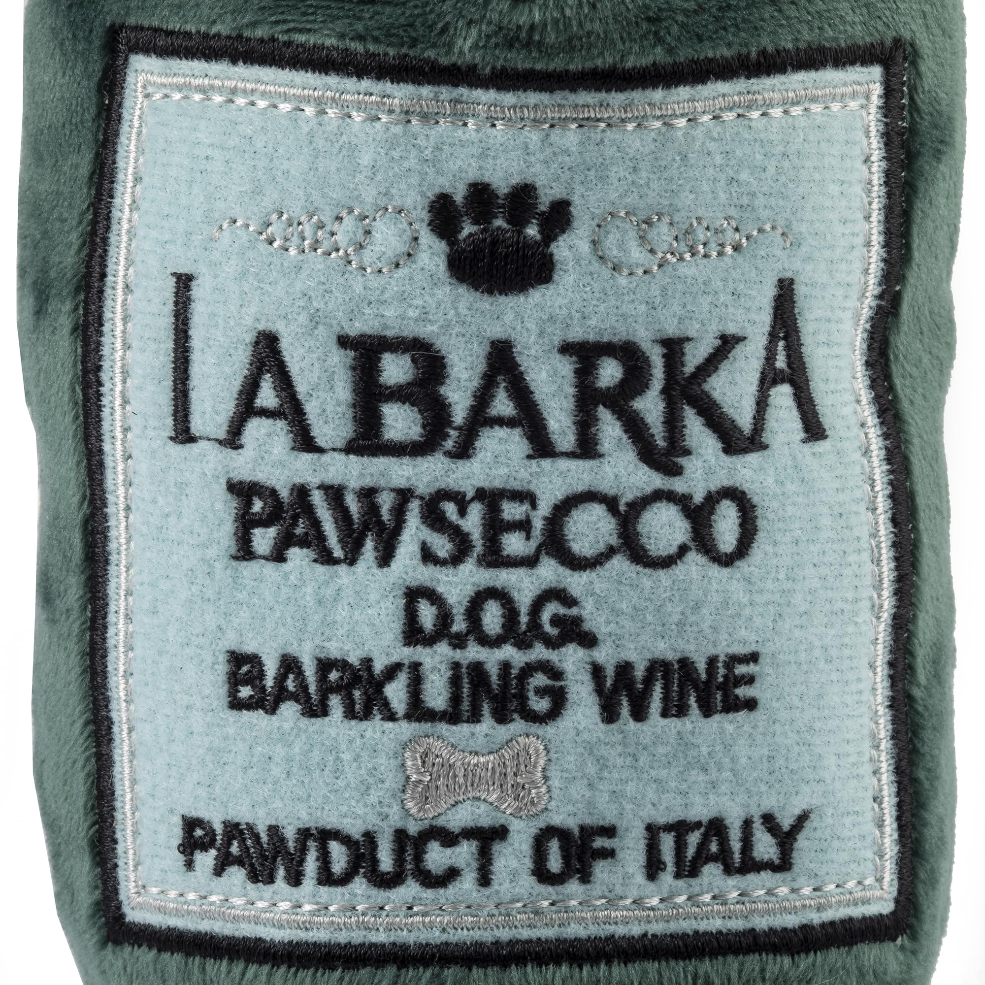 LaBarka Pawsecco machine-washable toy stays fresh with easy-care cleaning.