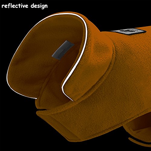 La La Pet Creation Core windproof plush jacket fabric closeup reveals soft fleece texture