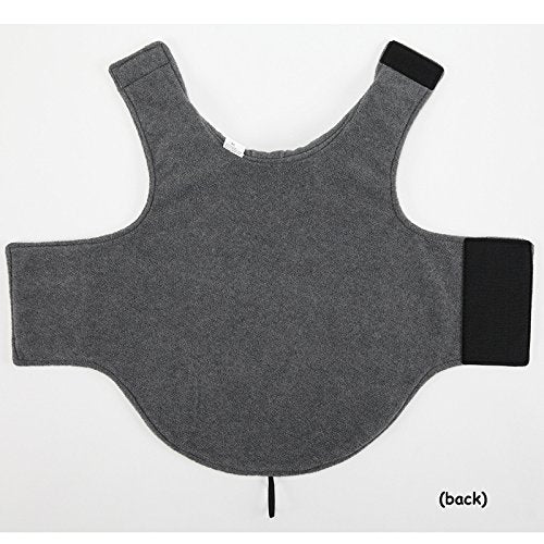 La La Pet Creation Core windproof plush vest with reflective strips boosts night safety.