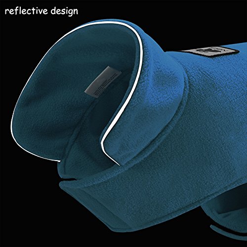 La La Pet Creation Core windproof plush vest velcro closure detail
