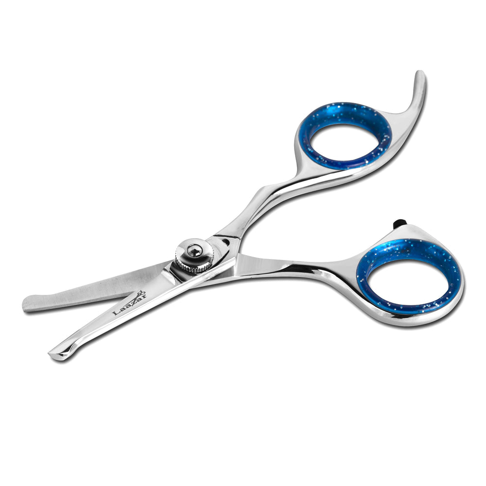 Laazar Straight Dog Grooming Scissors easy to maneuver around eyes and face