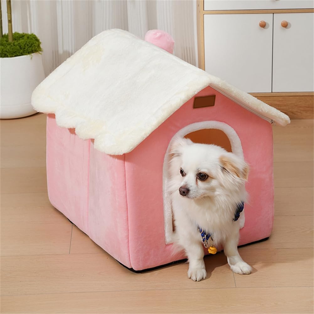 Labauxite foldable kennel shelter XL pink offers versatile indoor shelter