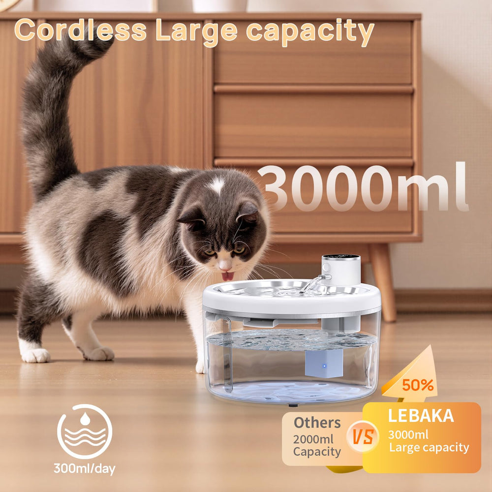 LABEKA three-smart-modes tailor hydration style to each cat