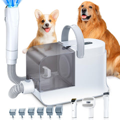 LABIGO dog grooming vacuum front view showing all-in-one grooming and cleaning