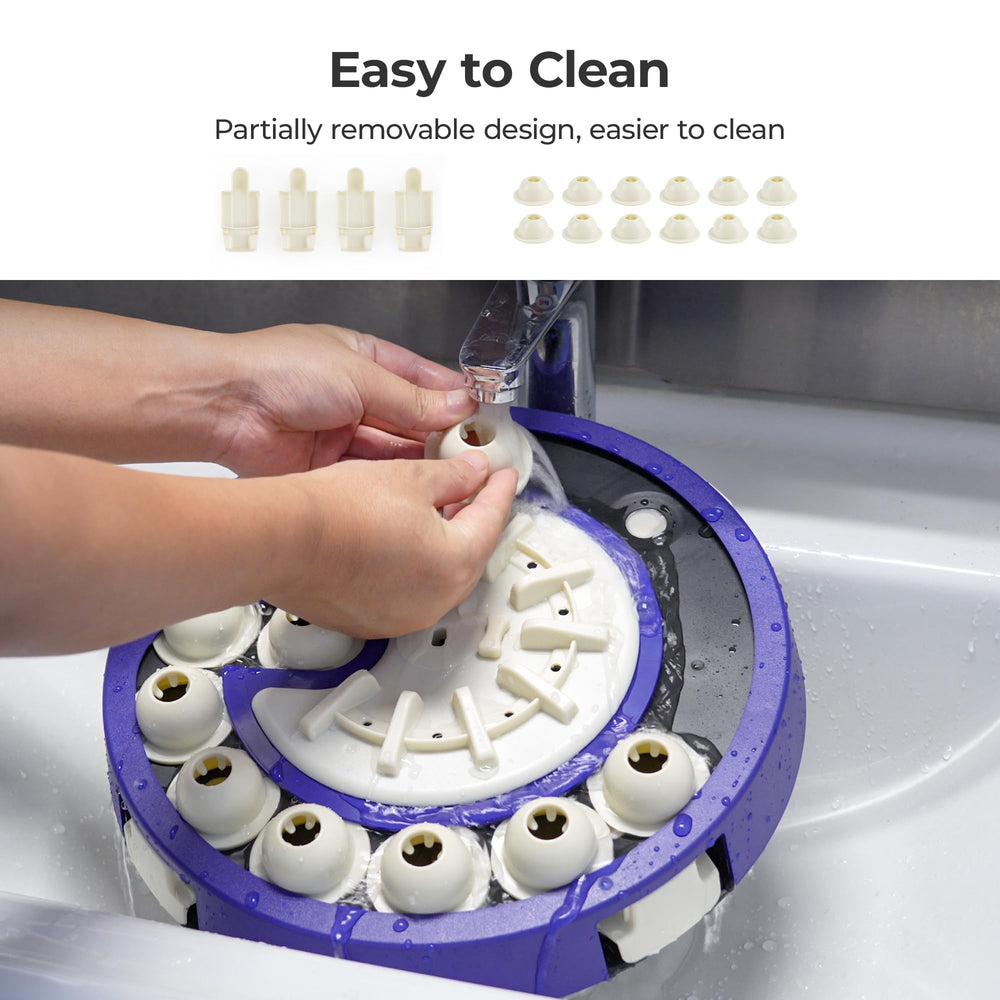 LACCEN dog puzzle treat dispensing feature promotes slow feeding and rewards