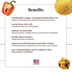LAFEBER'S El Paso Nutri-Berries highlight red and green peppers for wholesome ingredients.