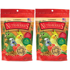 LAFEBER'S El Paso Nutri-Berries in a bowl promote foraging and balanced nutrition for small birds.