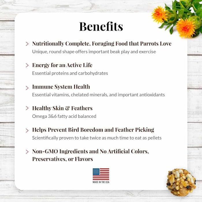LAFEBER'S Nutri-Berries showcasing healthy-feather and immune-support potential