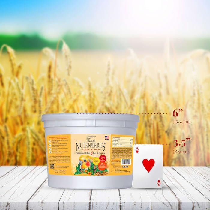 LAFEBER'S Nutri-Berries non-gmo-ingredients show clean nutrition with no artificial additives.