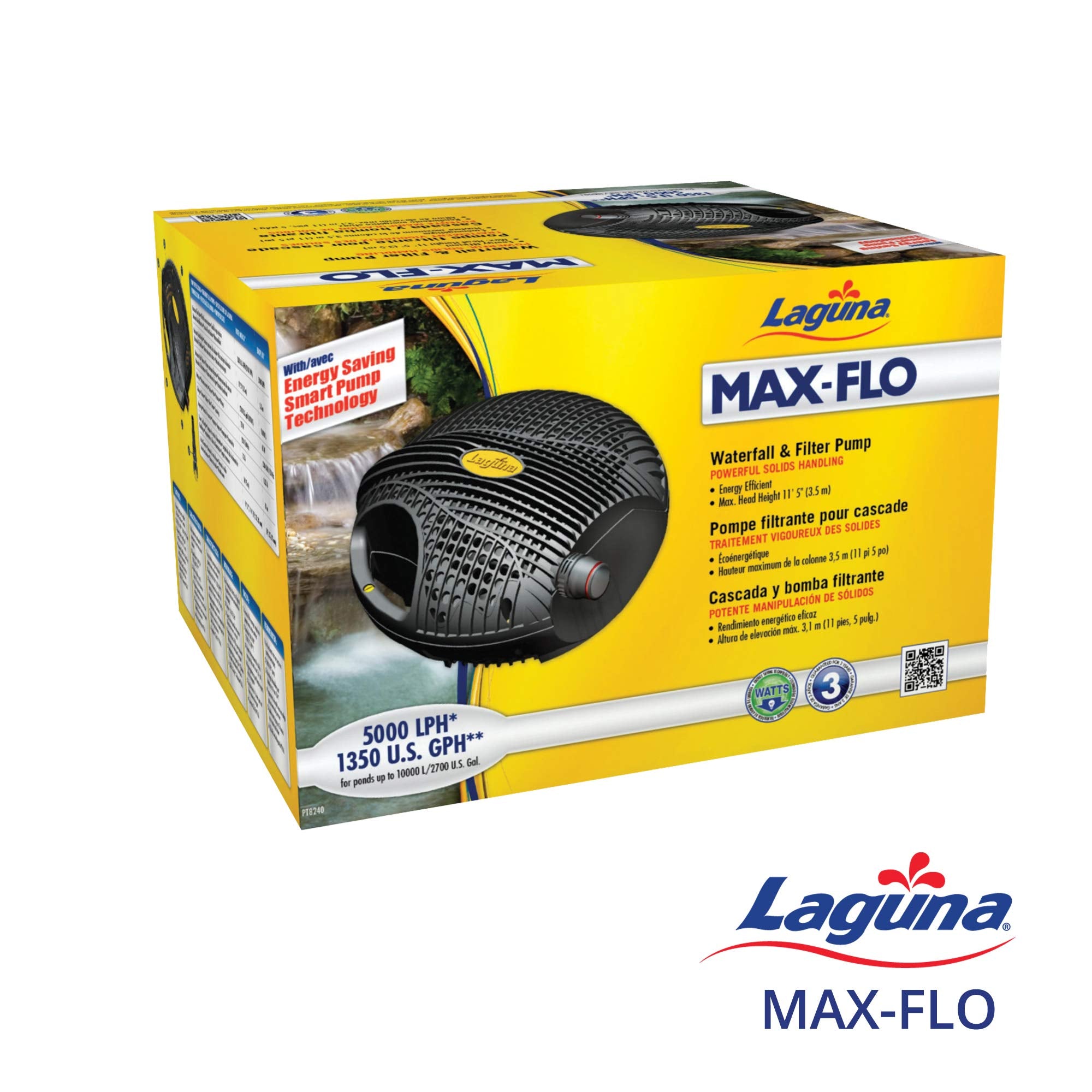 Laguna Max-Flo 1350 16-foot-cord offers flexible installation