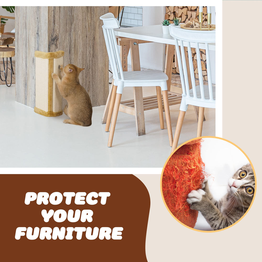Lahas cat wall corner scratcher accessories pack with screws and tubes