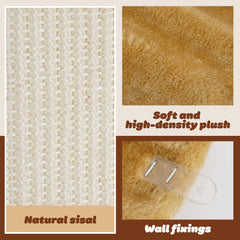 Lahas cat wall corner scratcher board assembly showcases dual boards