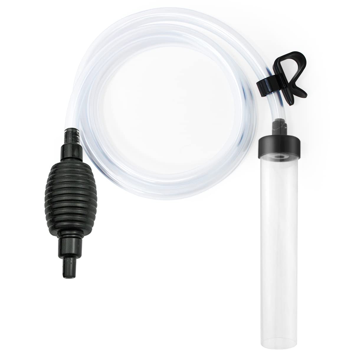 Laifoo 5ft aquarium siphon hose angle view demonstrates easy tank maintenance
