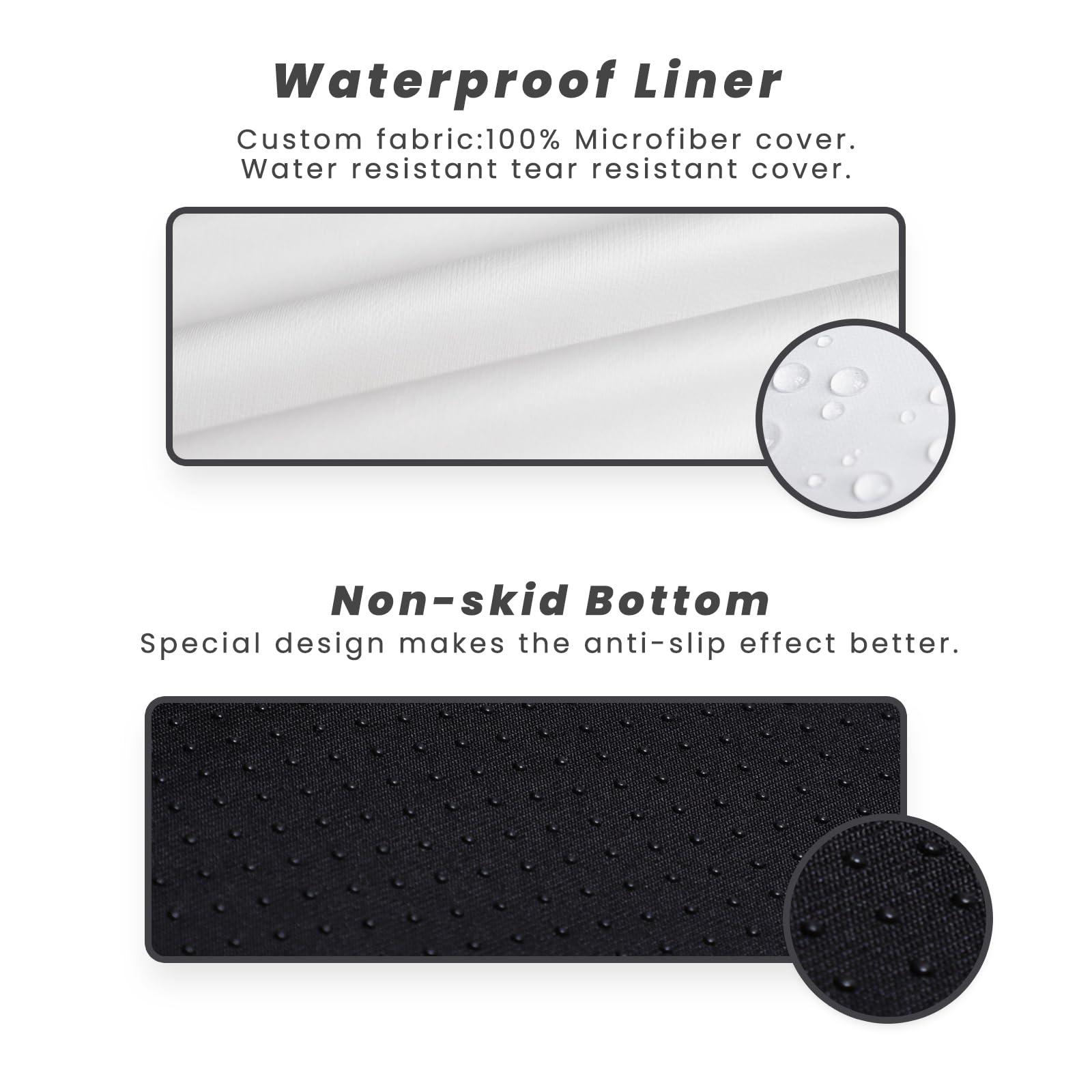 Laifug dual pillow design head and neck support feature