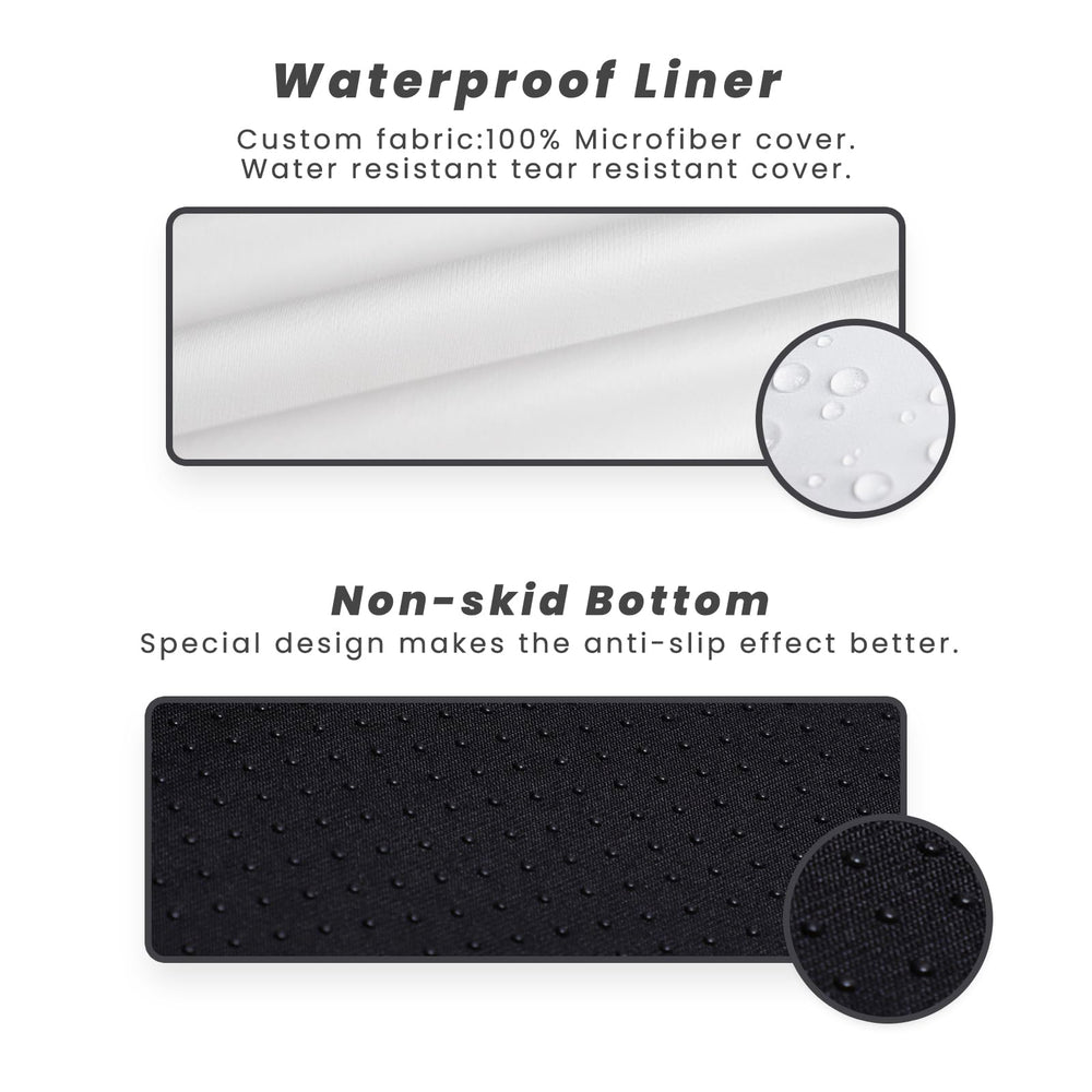 Laifug dual pillow design head and neck support feature
