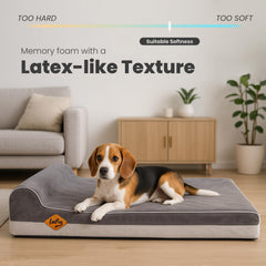 Laifug memory foam close-up highlights dense comfort and shape retention.