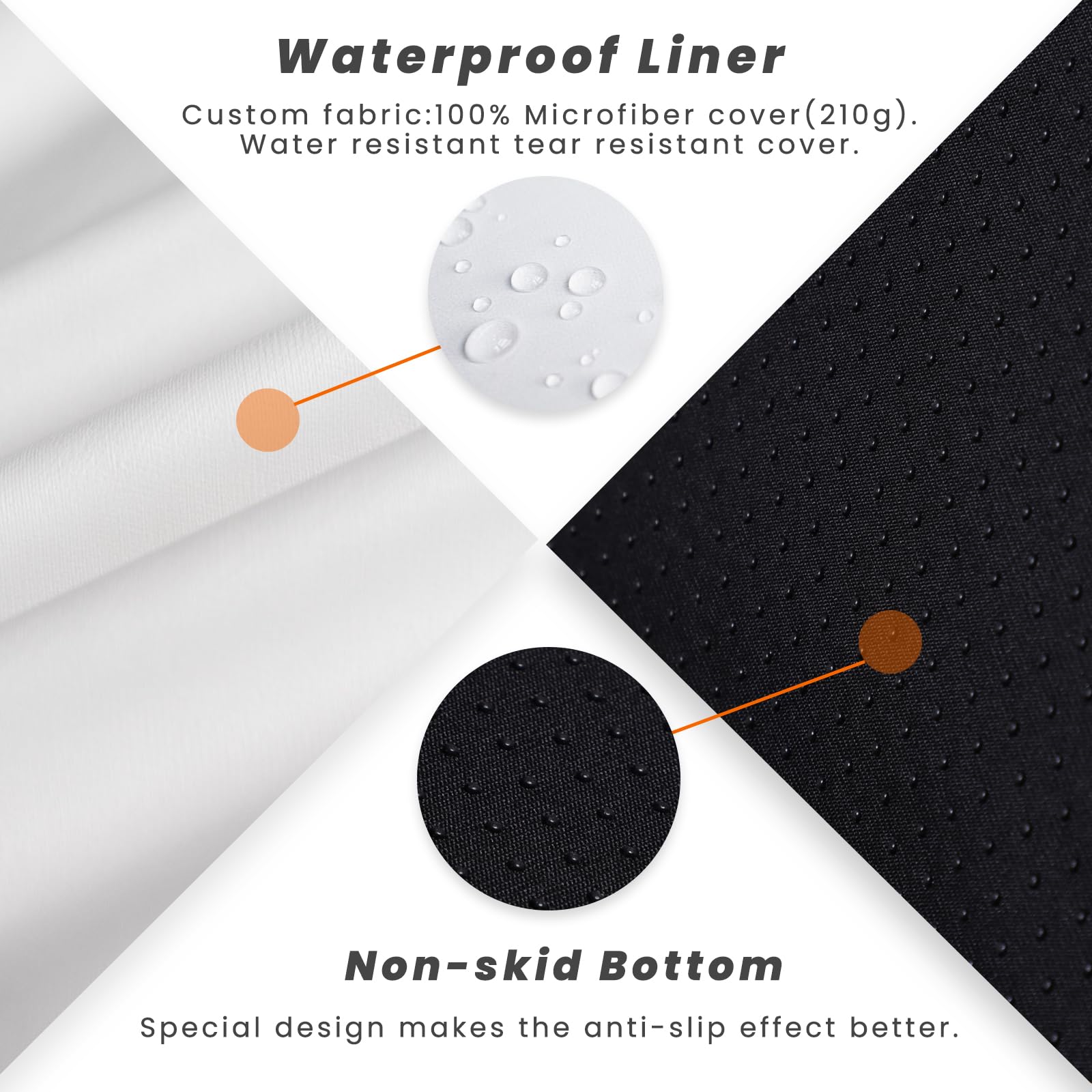 Laifug non-slip bottom surface demonstrates steady placement on any floor.