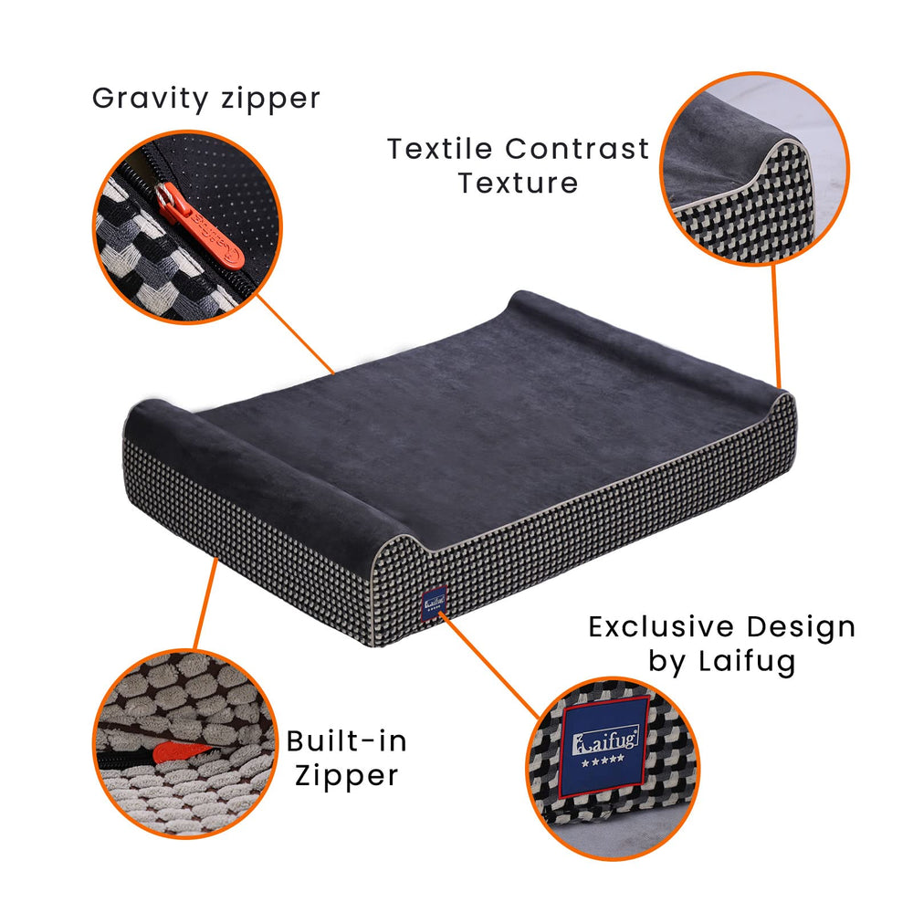 Laifug removable cover is machine washable for simple maintenance.