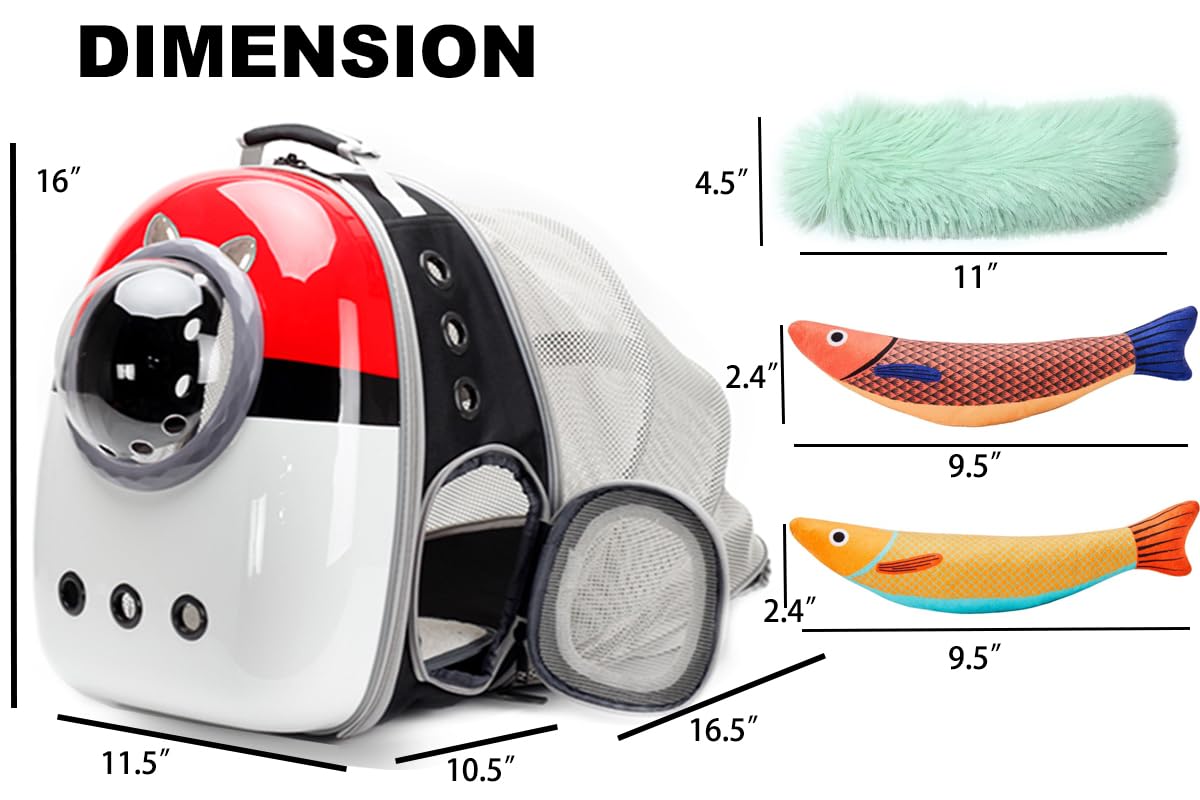 LAIRIES back-extension design adds space for pets up to 16 lbs