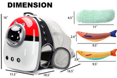 LAIRIES back-extension design adds space for pets up to 16 lbs