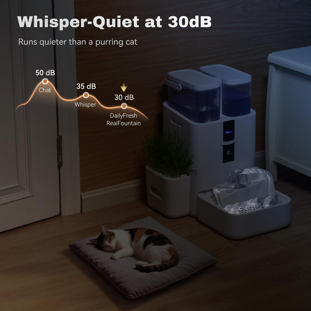 LALAHOME DailyFresh smart refill maintains water levels automatically.