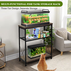 LALA IKAI fish tank stand assembly instruction panel for quick setup
