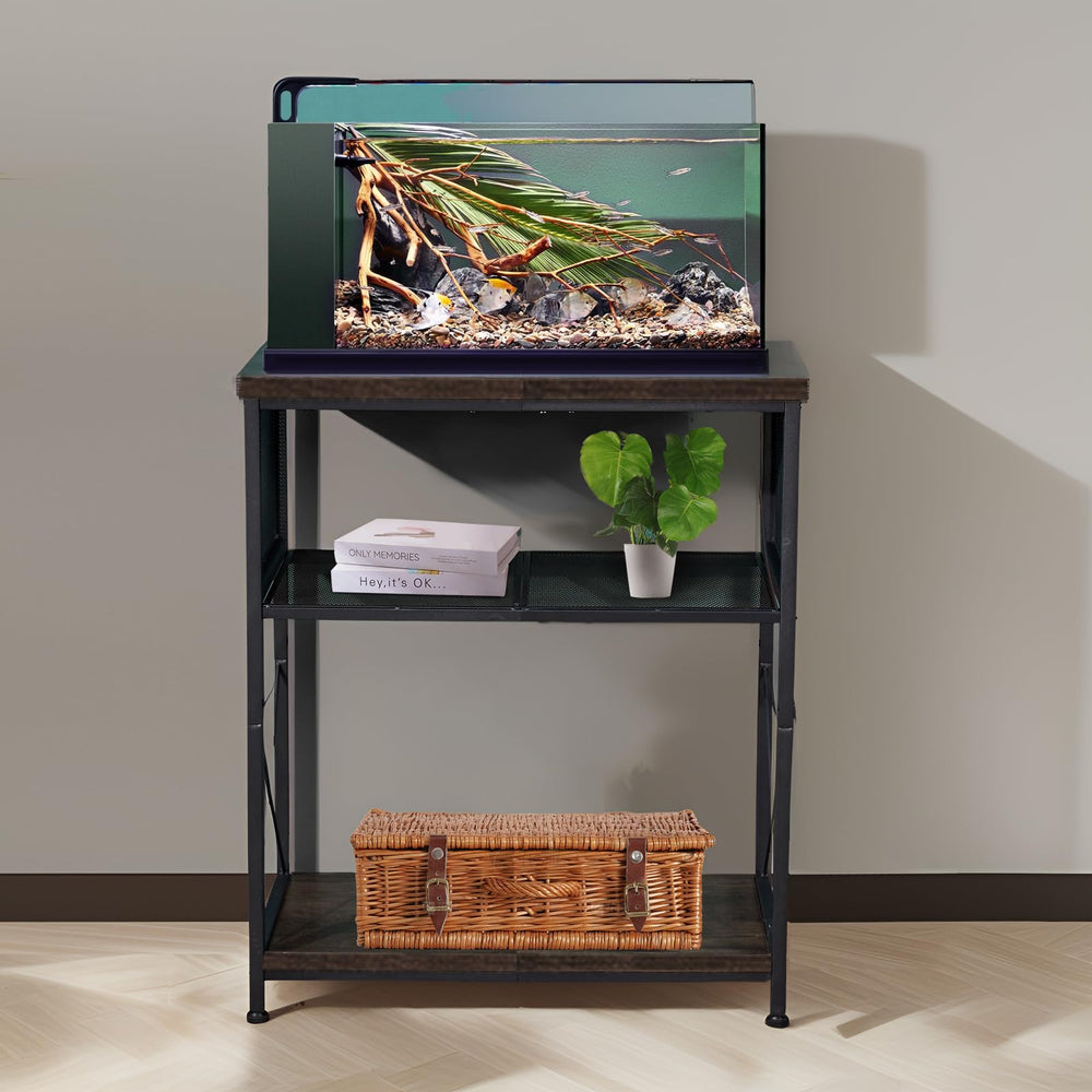 LALA IKAI fish tank stand room setup shows integration with living space