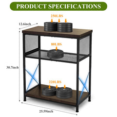 LALA IKAI fish tank stand side snapshot highlights stable feet and footprint