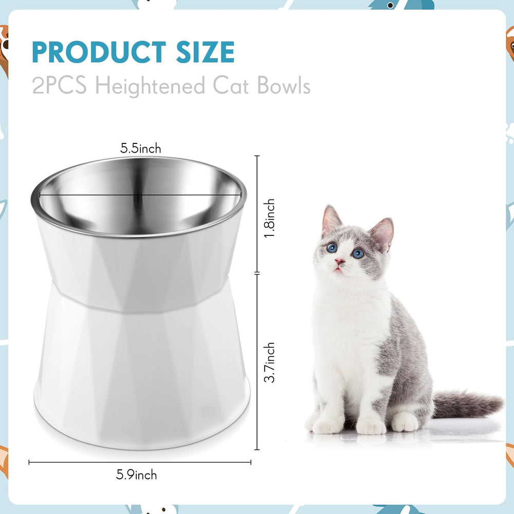 Lallisa stainless steel bowls provide durable, easy-to-clean feeding for pets.