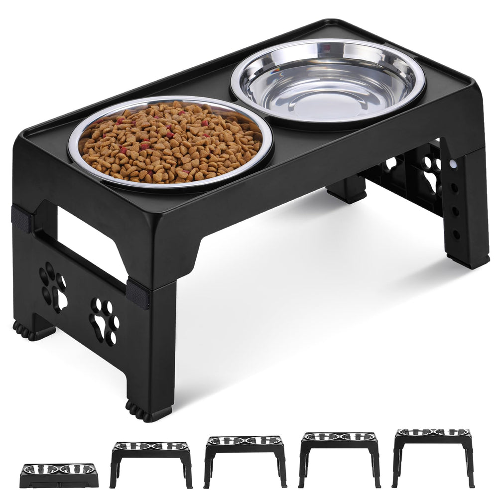 LALOBLUE 40oz-capacity-bowls hold plenty of kibble and water between refills